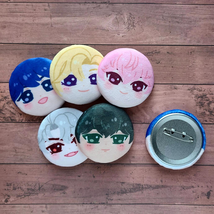 Plush Buttons Plush Buttons